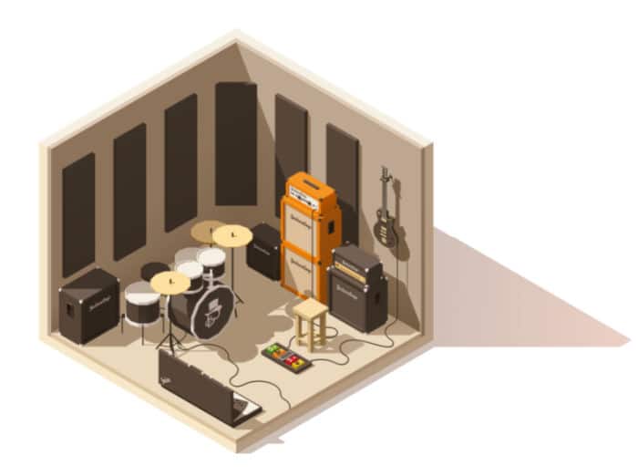 Corner Bass Trap Locations Studio Recording